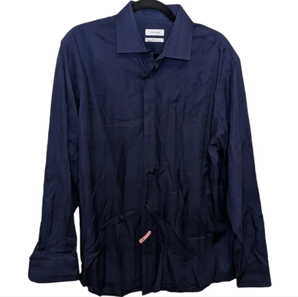 Calvin Klein | Shirts | Calvin Klein Regular Fit Performance Noniron Navy Buttondown Shirt Mens 65 | Poshmark Calvin Klein | Shirts | Calvin Klein Regular Fit Performance Noniron Navy Buttondown Shirt Mens 65 | Poshmark